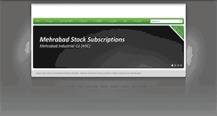 Desktop Screenshot of mehrabad-co.net